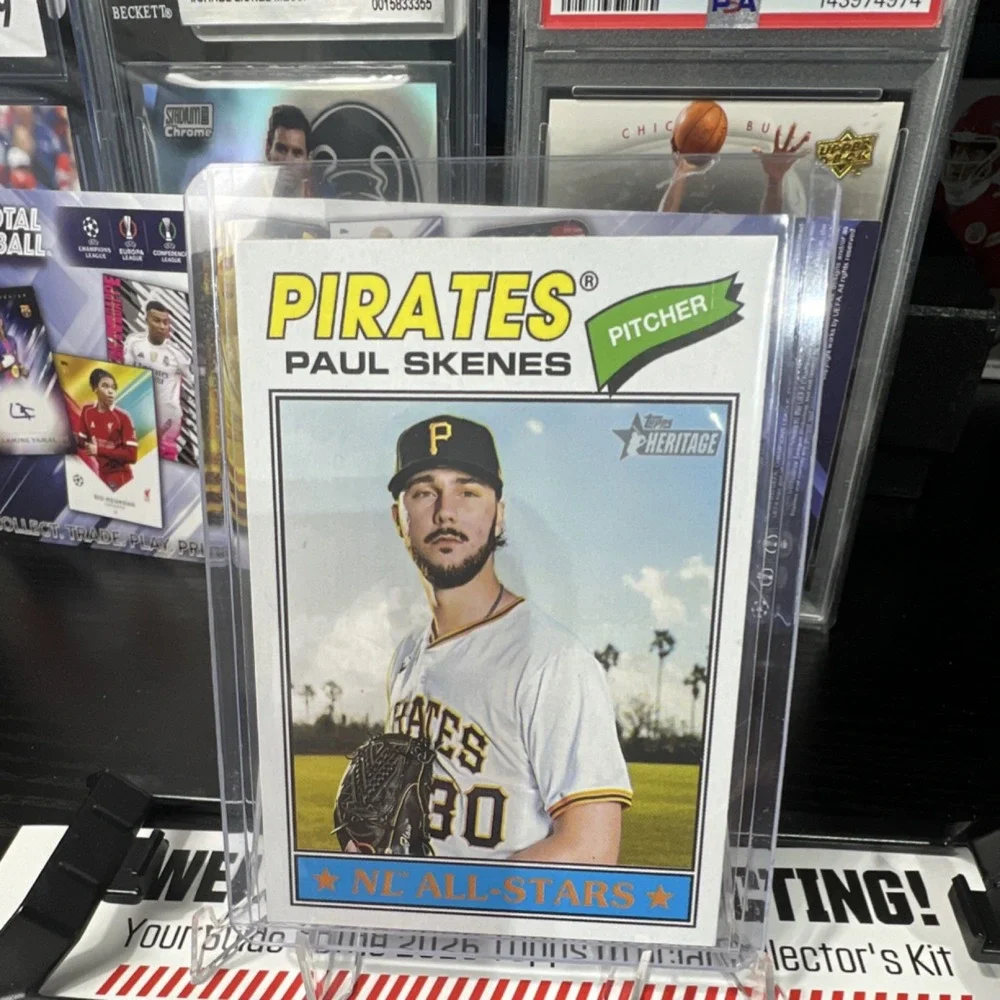 Topps 2025 Heritage 1976 Player Icons Paul Skenes #76PI-17 Pirates Baseball Card